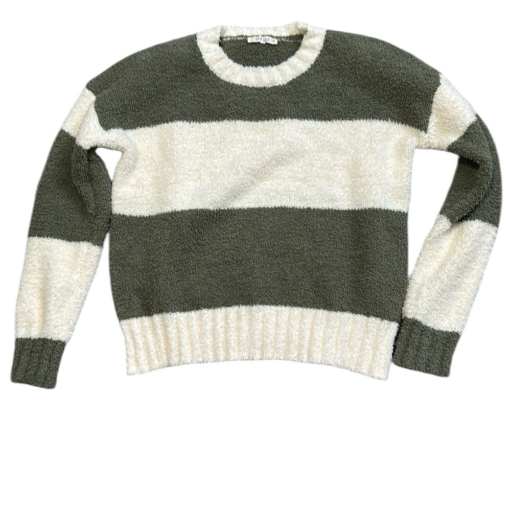 NanaMacs ILLA ILLA Two is better than one sweater(green/white)